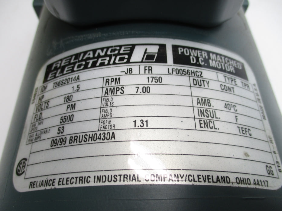 RELIANCE ELECTRIC T56S2014A-JB NSMP
