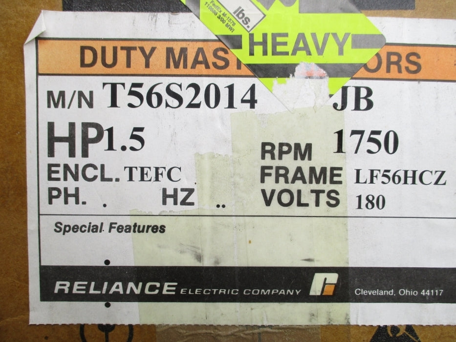 RELIANCE ELECTRIC T56S2014A-JB NSMP