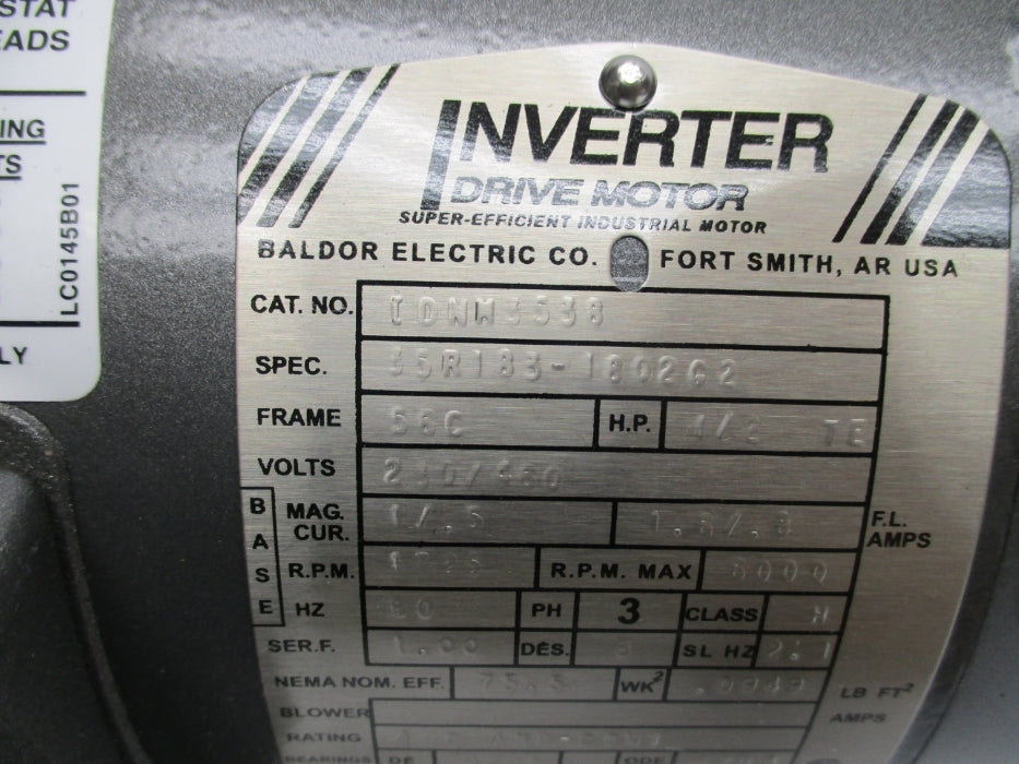 BALDOR IDNM3538 NSMP