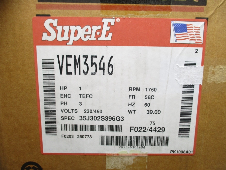 BALDOR VEM3546 NSMP