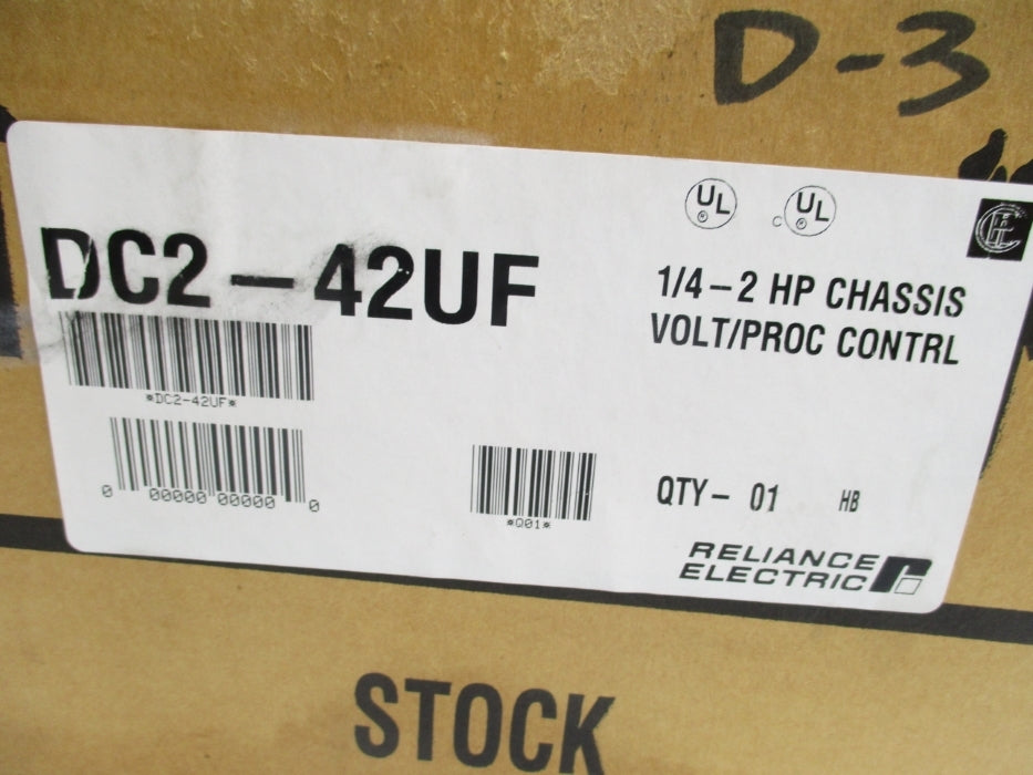 RELIANCE ELECTRIC DC2-42UF 10A NSMP
