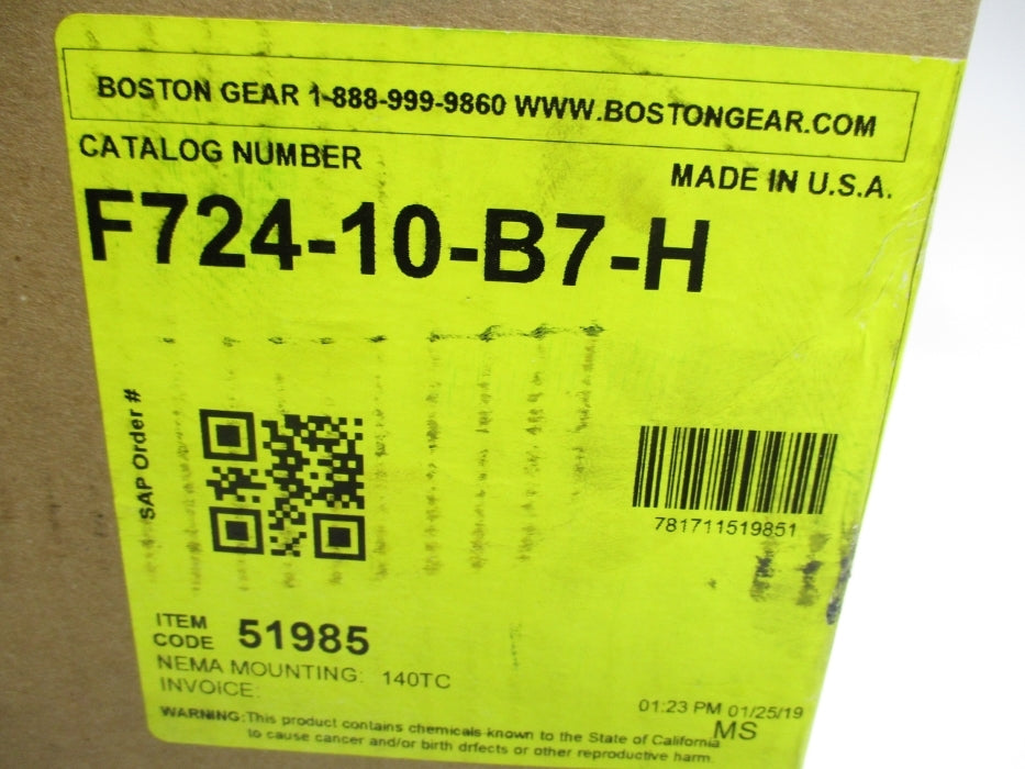 BOSTON GEAR F724-10-B7-H NSMP