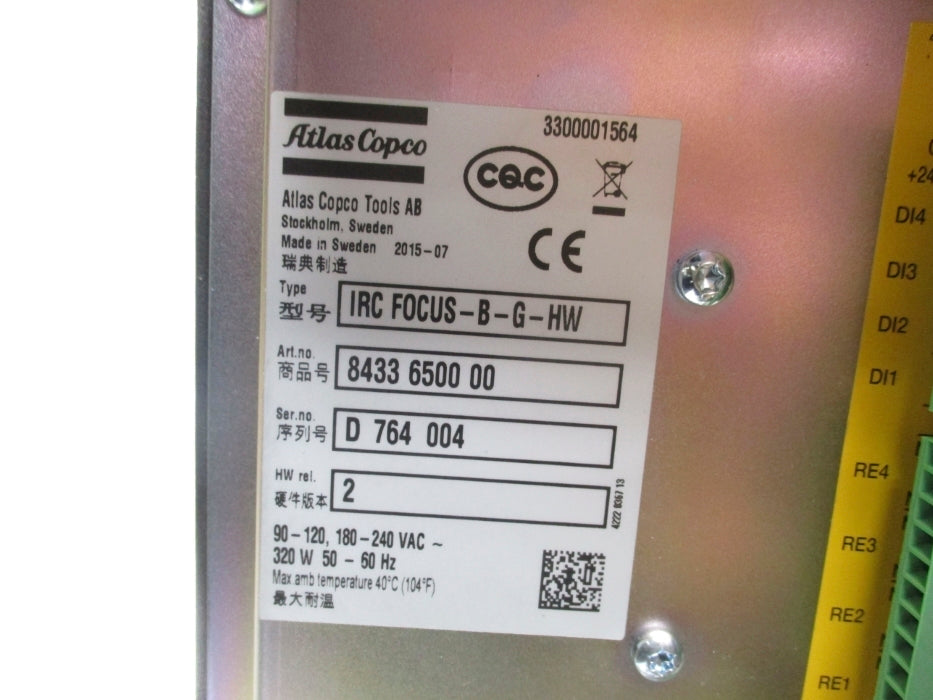 ATLAS COPCO IRCFOCUS-B-G-HW 8433650000 NUPI
