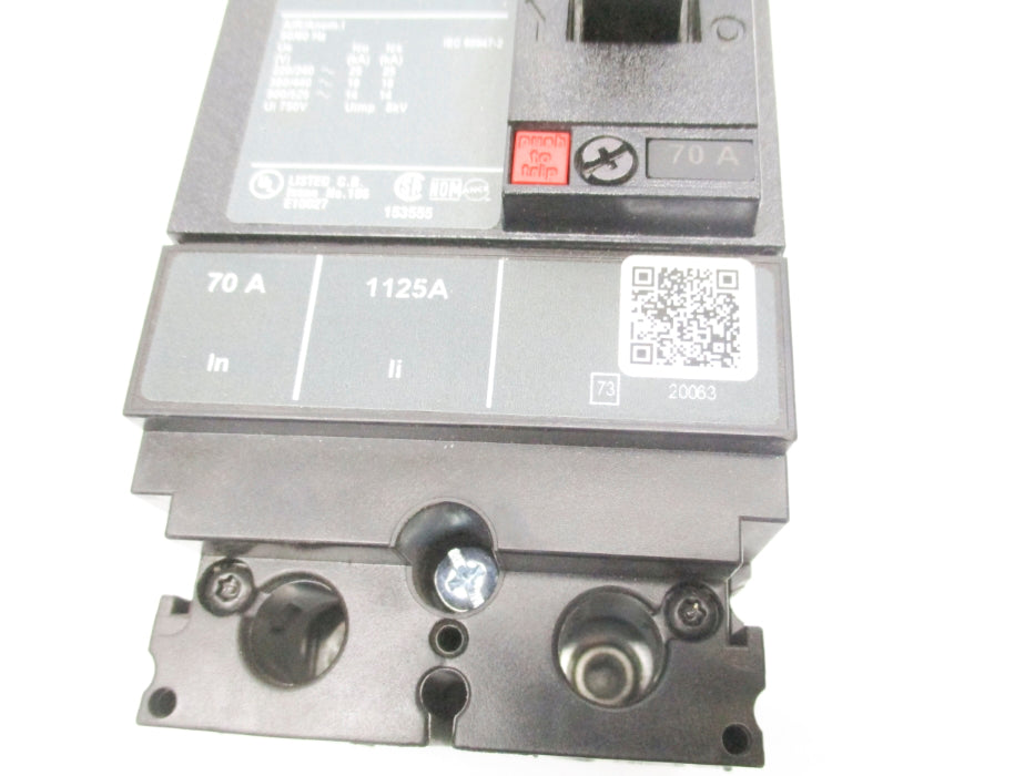 SQUARE D HDL26070 70A 600V NUPI