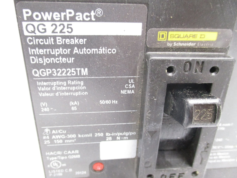 SQUARE D QGP32225TM 225A 240V NSNP