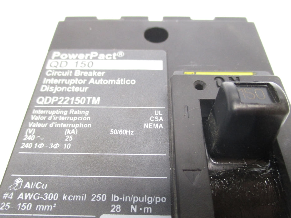 SQUARE D QDP22150TM 150A 240V (AS PICTURED) NSNP