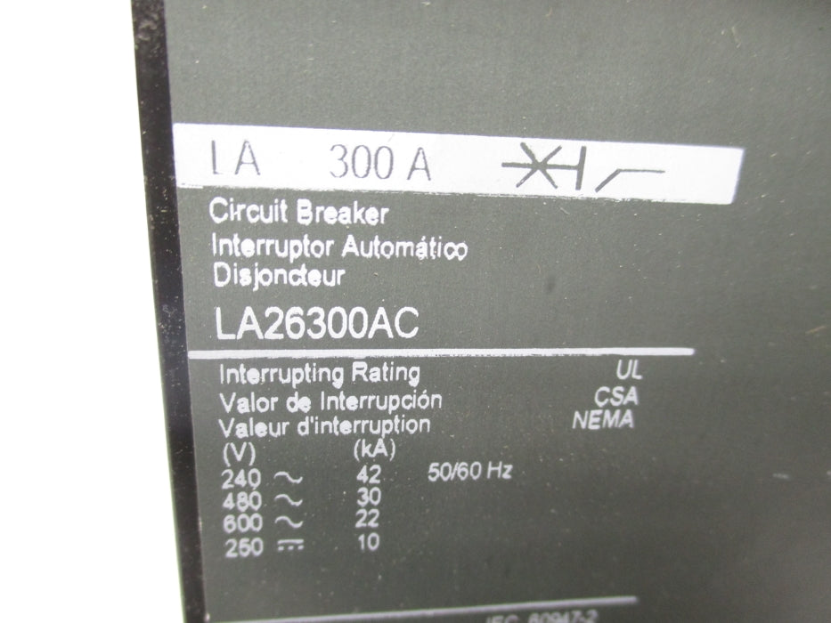 SQUARE D LA26300AC 600V 300A NSNP