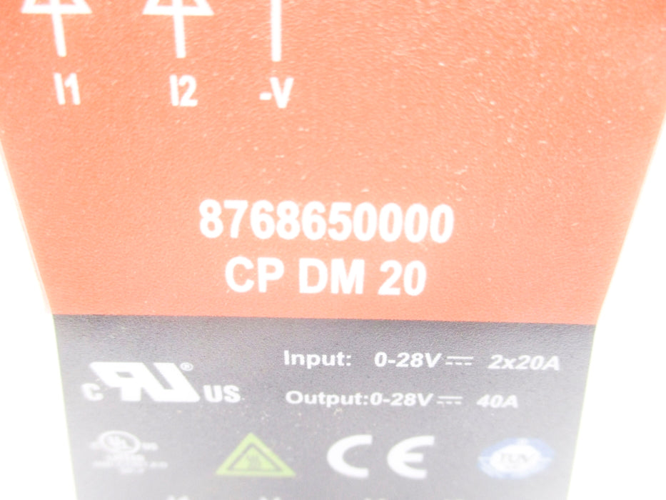 WEIDMULLER 8768650000 CPDM20 NSMP