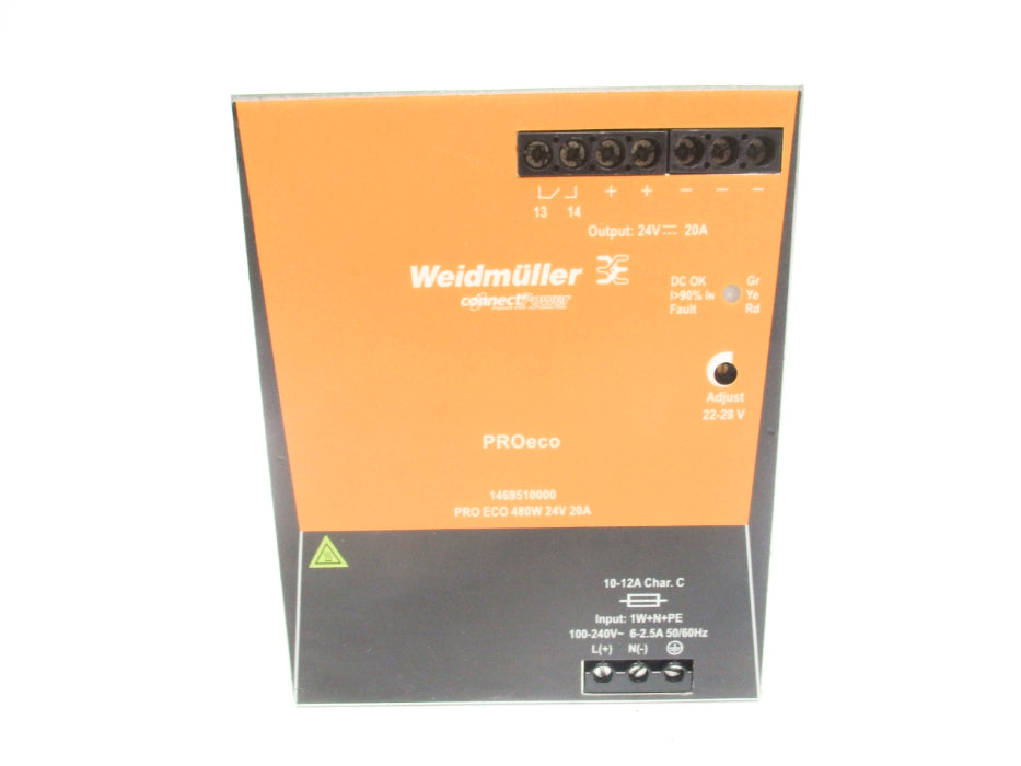 WEIDMULLER 1469510000 PROECO480W24V20A UNMP
