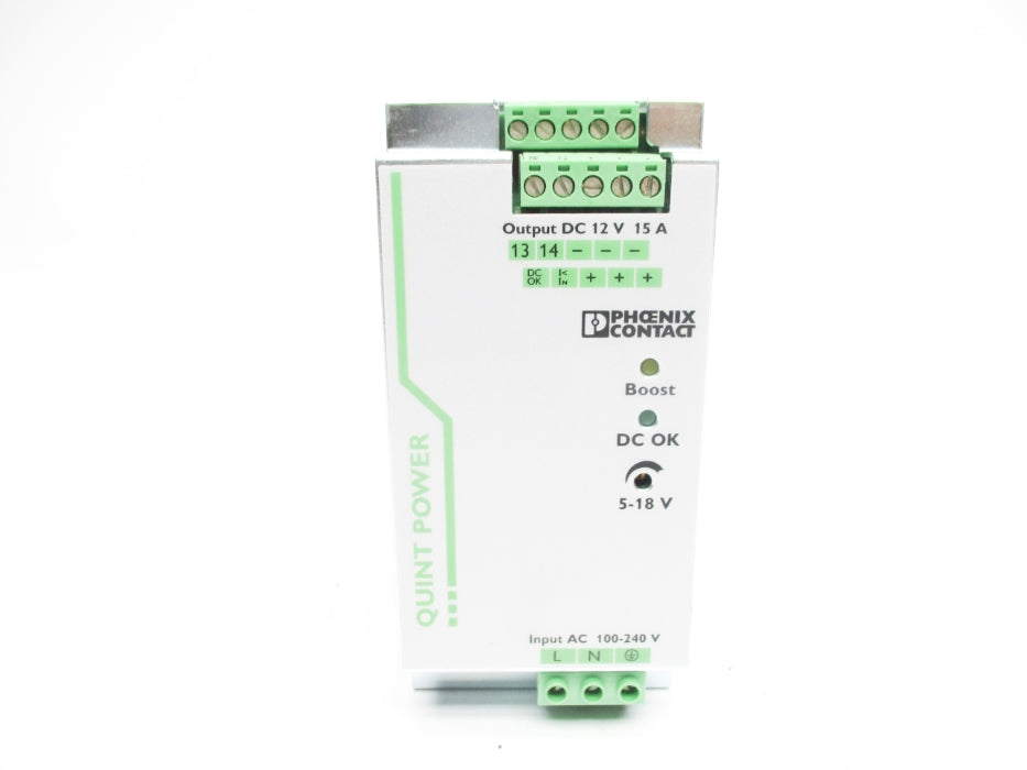 PHOENIX CONTACT QUINT-PS/1AC/12DC/15 2866718 100-240V 2.4-1.0A UNMP