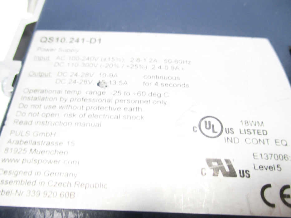 PULS QS10.241-D1 UNMP