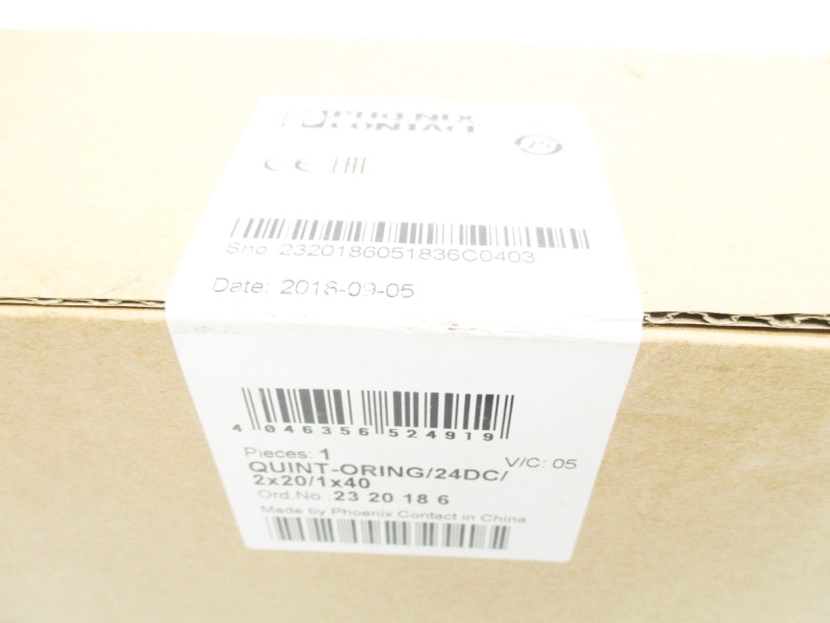 PHOENIX CONTACT QUINT-ORING/24DC/2X20/1X40 NSFS
