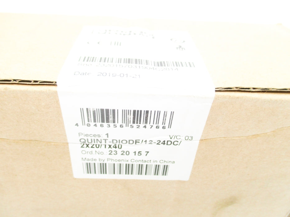 PHOENIX CONTACT QUINT-DIODE/12-24DC/2X20/1X40 2320157 NSFS