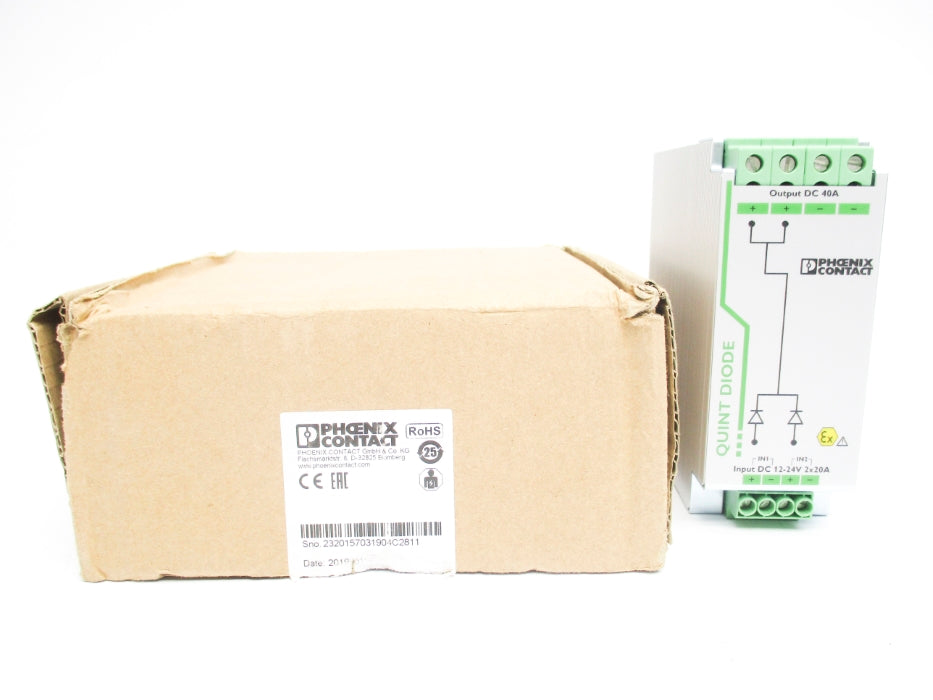 PHOENIX CONTACT QUINT-DIODE/12-24DC/2X20/1X40 NSMP