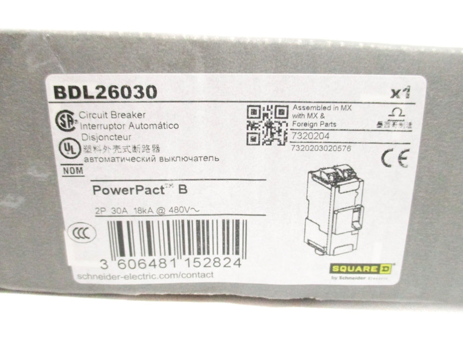 SQUARE D BDL26030 480V 30A NSMP