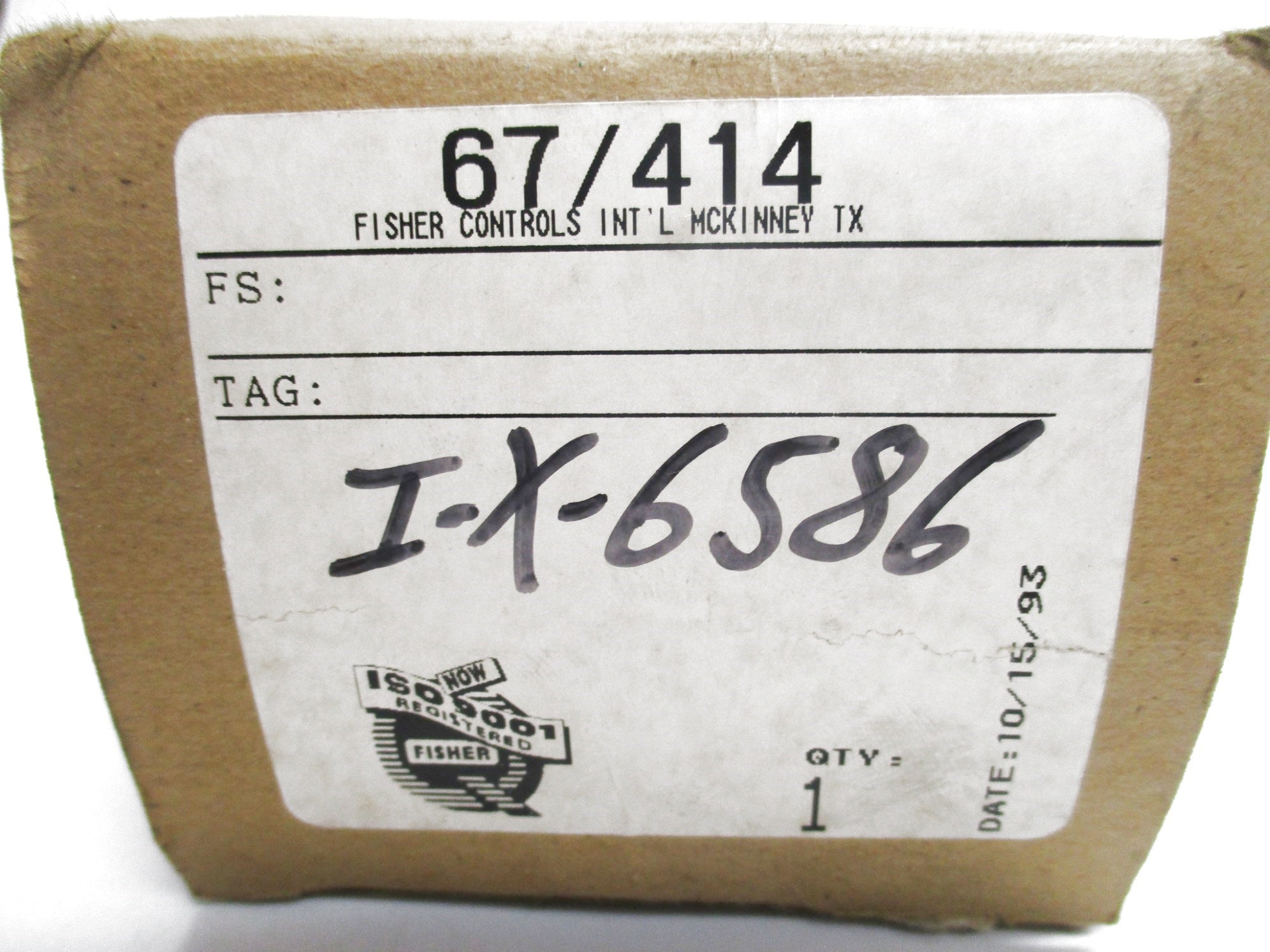 FISHER 67/414 NSMP