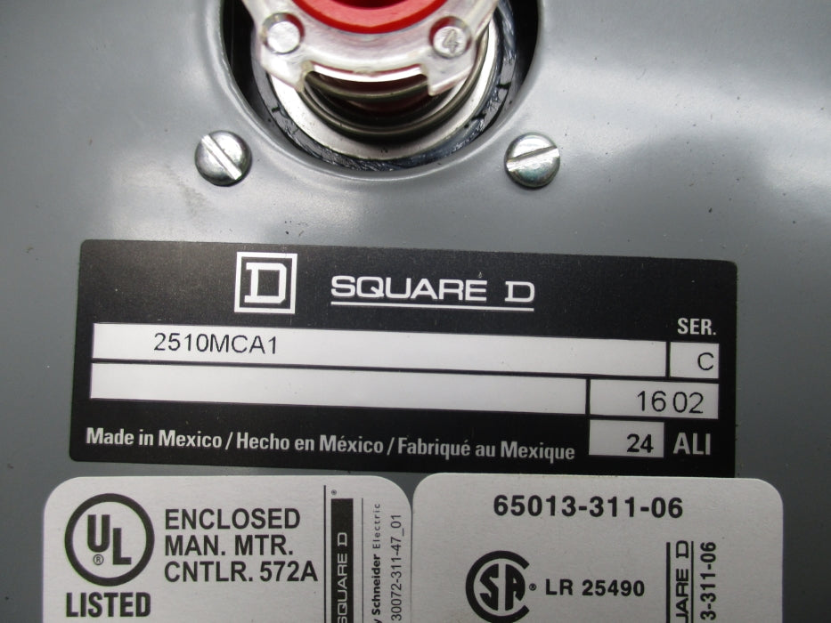 SQUARE D 2510MCA1 SER. C NSMP