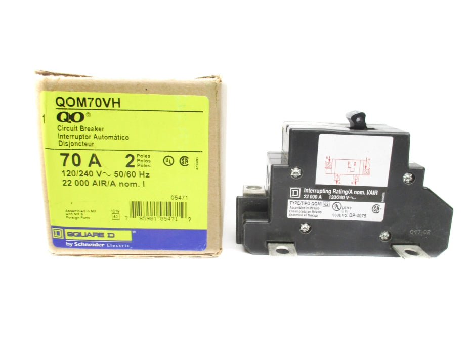 SQUARE D QOM70VH 120/240V 70A NSMP