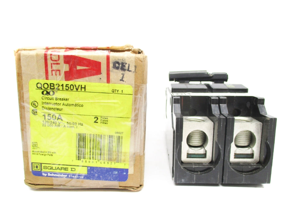 SQUARE D QOB2150VH 150A 120/240V NSMP