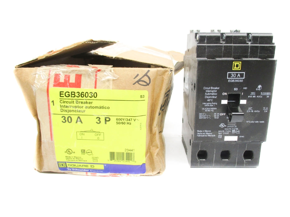 SQUARE D EGB36030 30A 347V NSMP