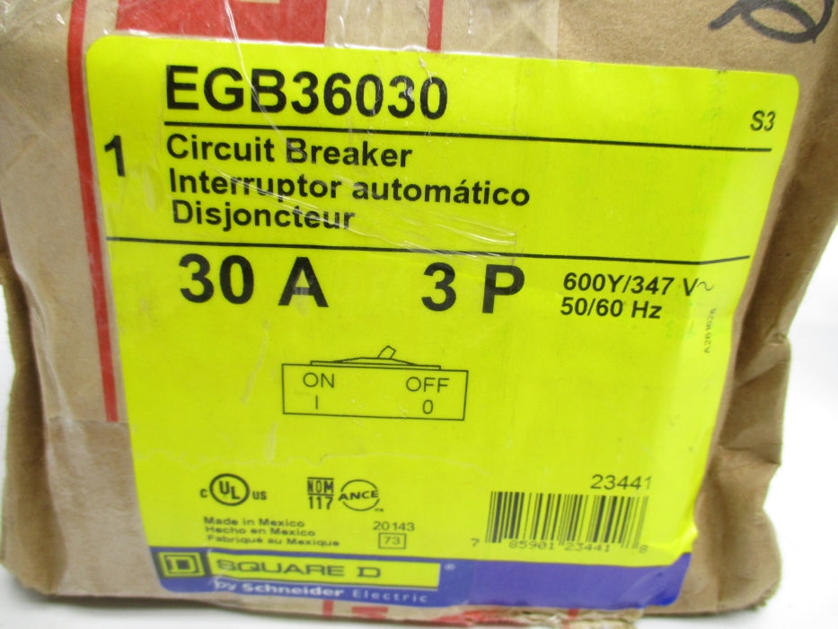 SQUARE D EGB36030 30A 347V NSMP