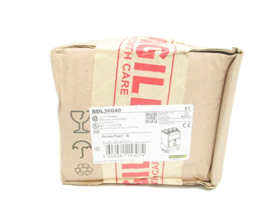 SQUARE D BDL36040 40A 480V NSFS
