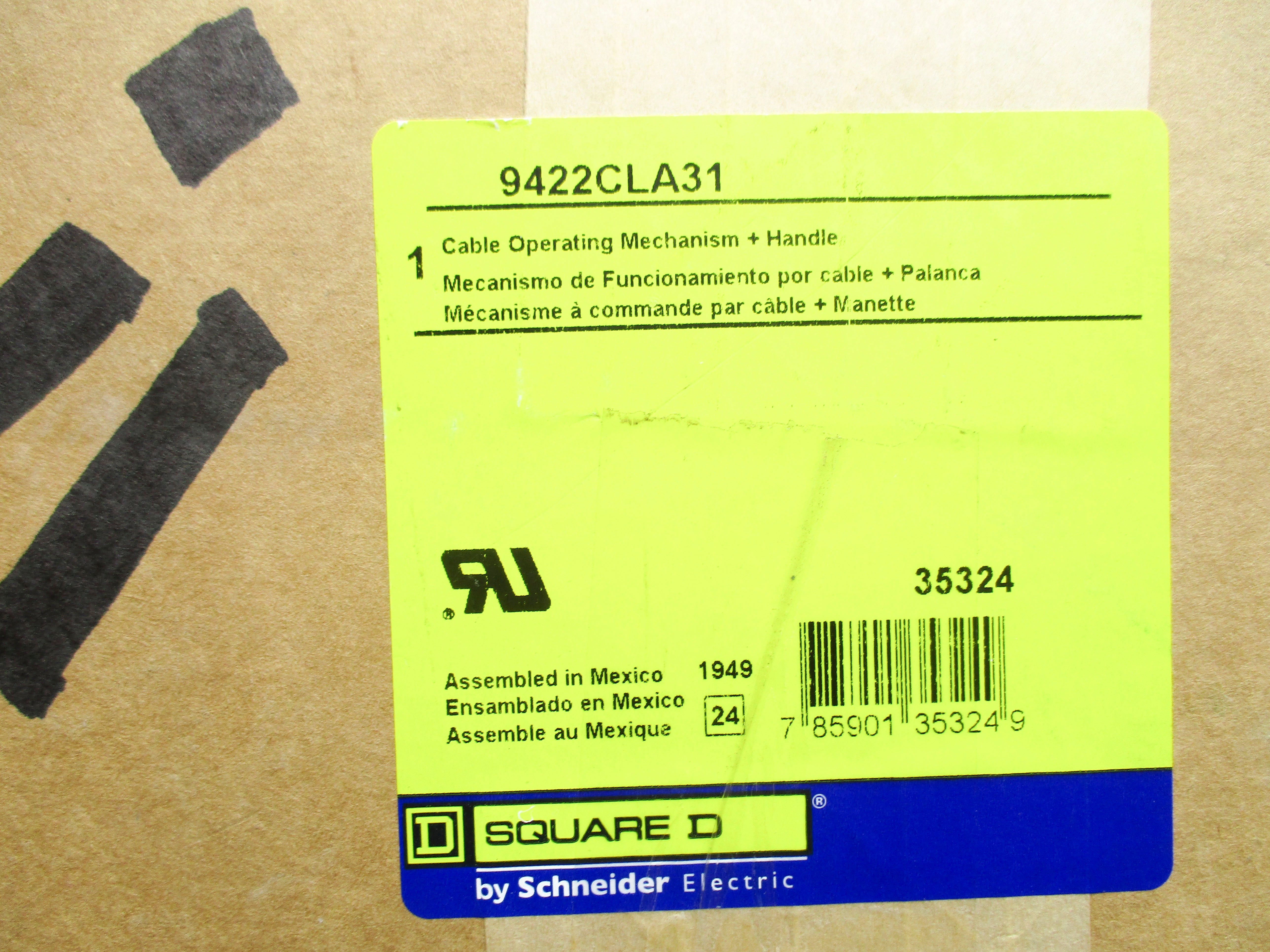 SQUARE D 9422CLA31 NSMP