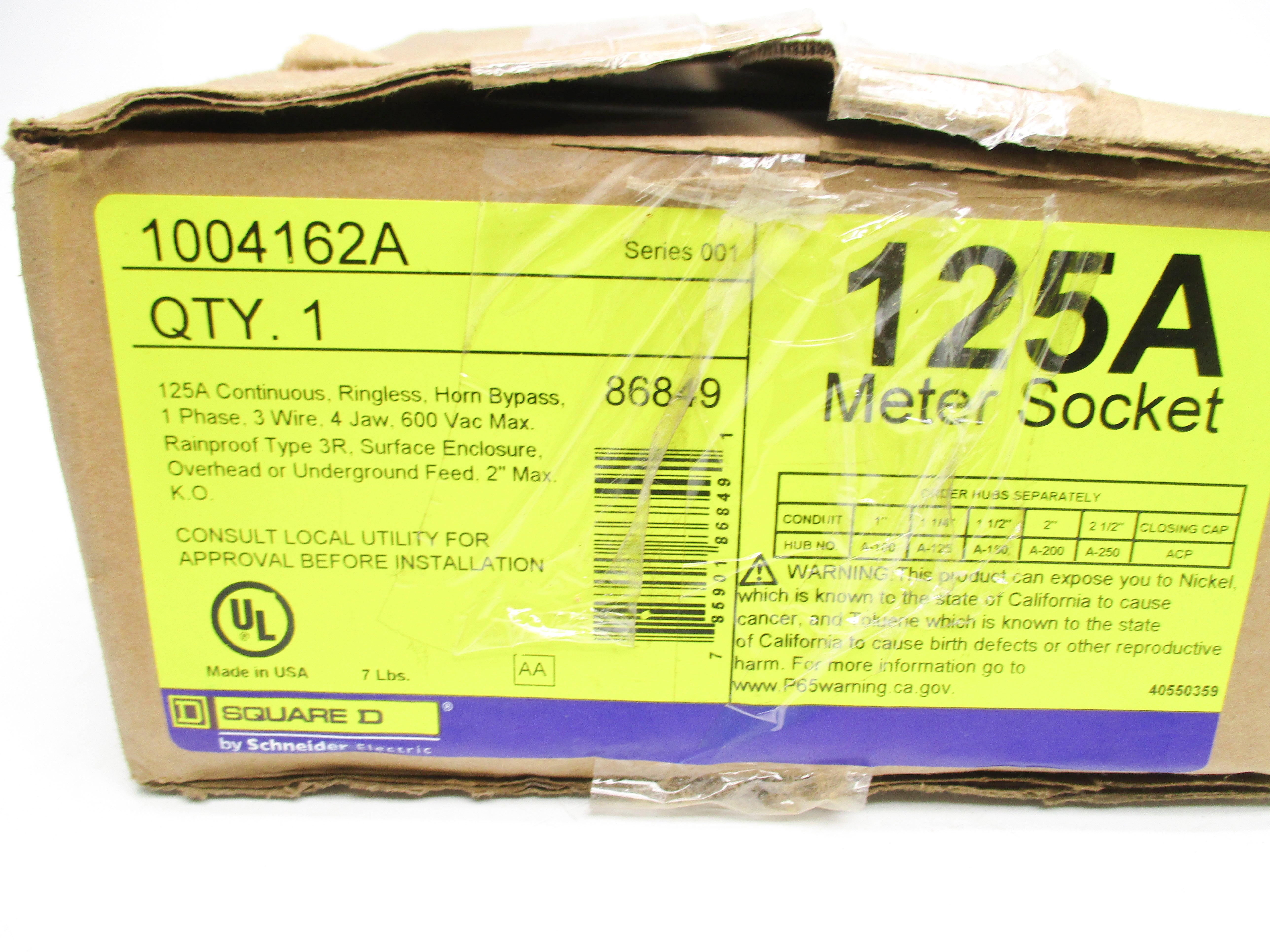 SQUARE D 1004162A SER. 001 NSMP