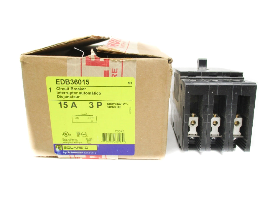 SQUARE D EDB36015 15A 347V NSMP