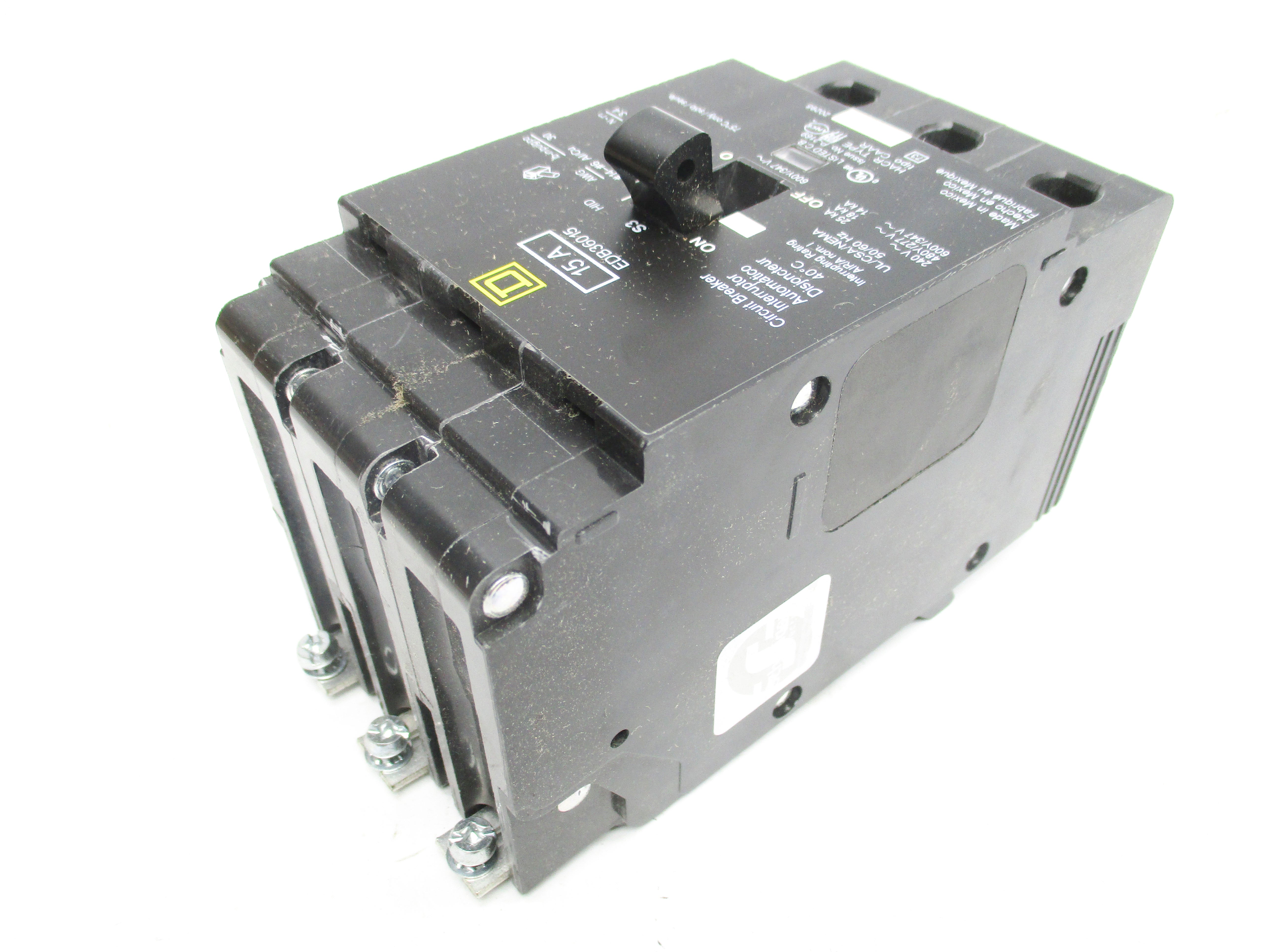 SQUARE D EDB36015 15A 347V NSMP