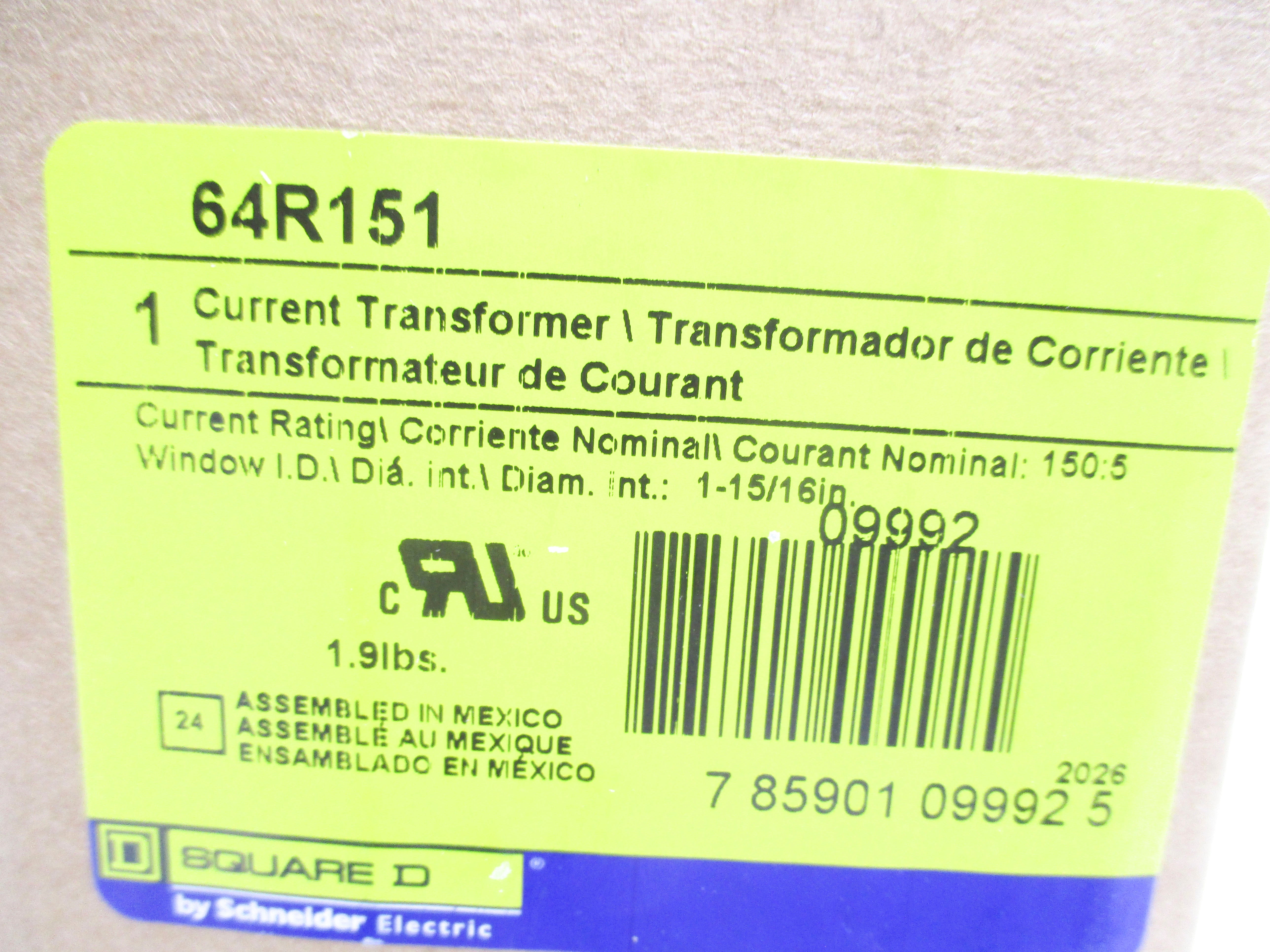 SQUARE D 64R151 NSMP
