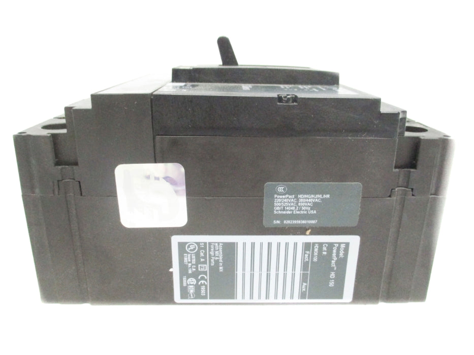 SQUARE D HDM36100 100A 600V NSNP