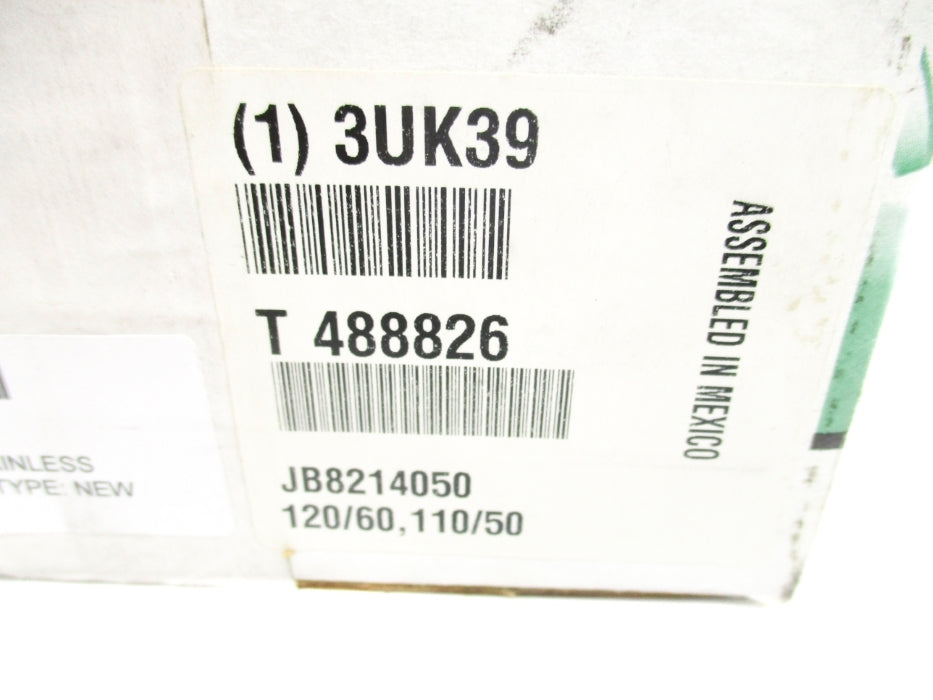 ASCO 3UK39 JB8214050 5PSI 120/60, 110/50 NSMP