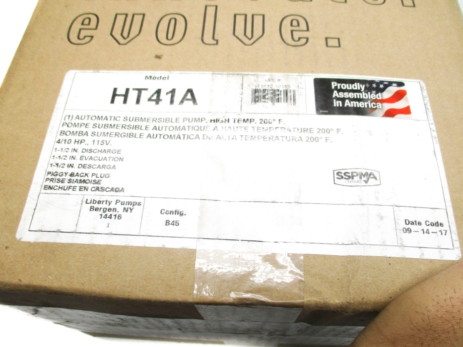 LIBERTY PUMP HT41A NSFS