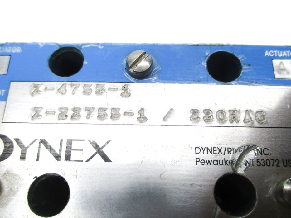 DYNEX Z-22755-1/230HAC 220V/50HZ-230V/60HZ UNMP