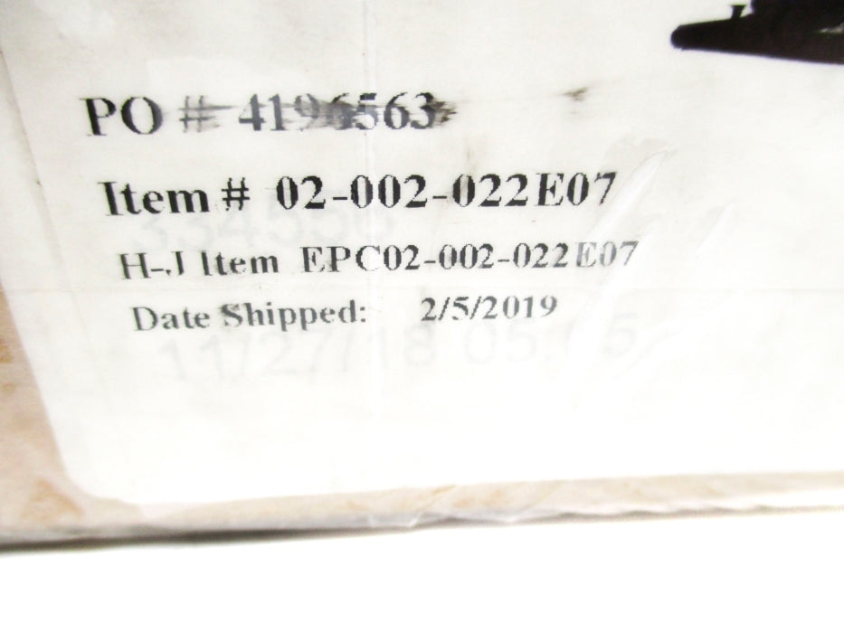 HJ EPC02-002-022E07 (PKG OF12) NSMP