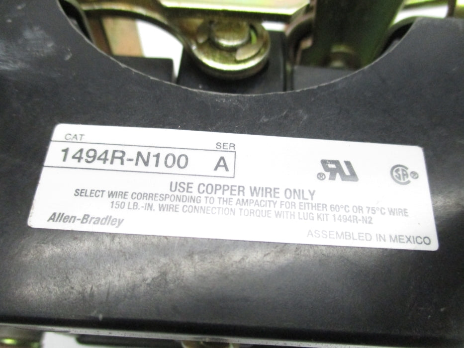 ALLEN BRADLEY 1494R-N100 SER. A NSNP