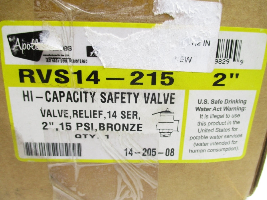APOLLO RVS14-215 15PSI NSMP