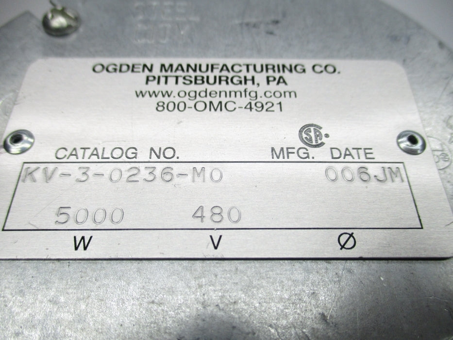 OGDEN KV-3-0236-M0 NSMP