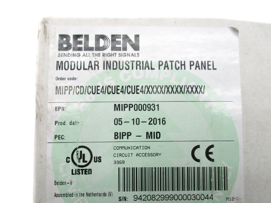 BELDEN MIPP/CD/CUE4/CUE4/XXXX/XXXX/XXXX/ NSMP