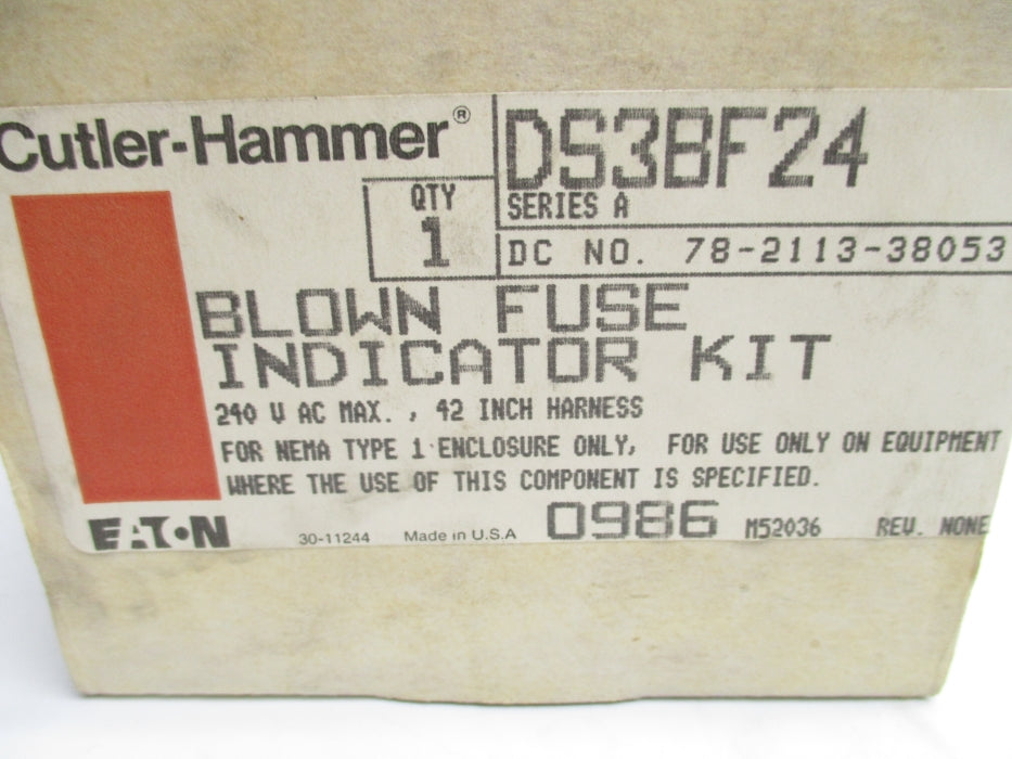 CUTLER HAMMER DS3BF24 SER. A NSMP