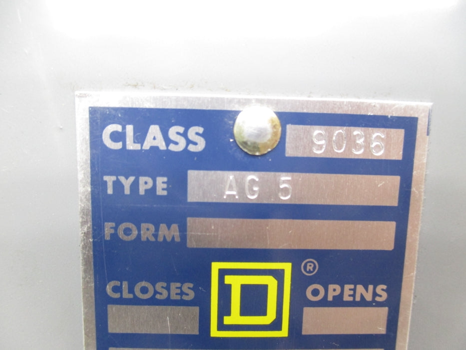 SQUARE D 9036AG5 NSNP
