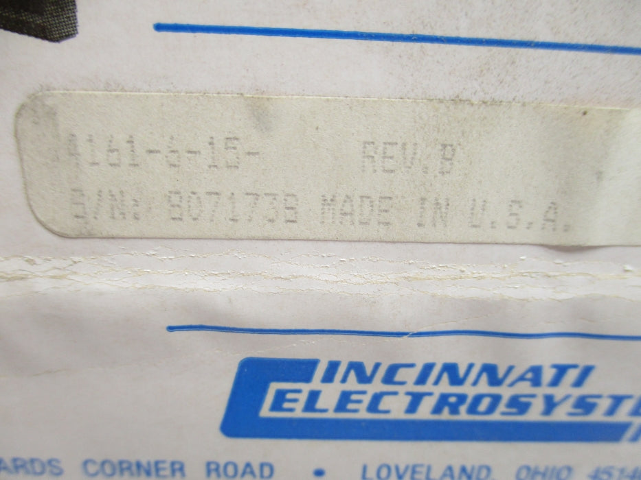 CINCINNATI ELECTROSYSTEMS 4161-6-15 NSMP