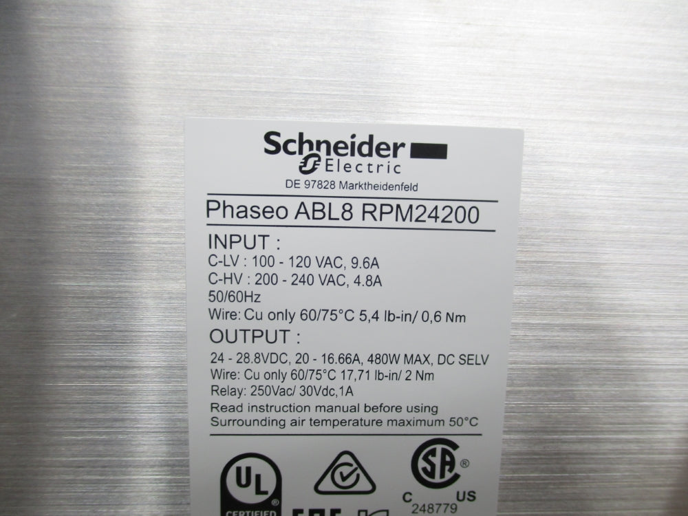 SCHNEIDER ELECTRIC ABL8RPM24200 NSMP