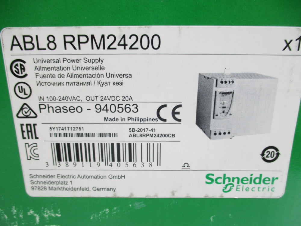SCHNEIDER ELECTRIC ABL8RPM24200 NSMP