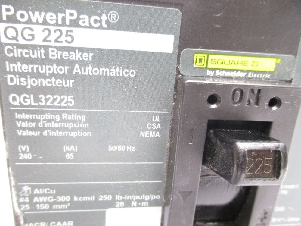 SQUARE D QGL32225 225A 240V NSMP