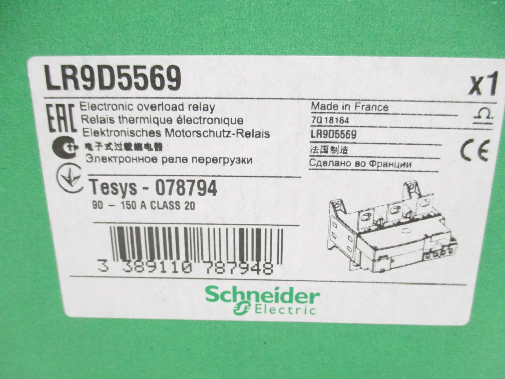 SCHNEIDER ELECTRIC LR9D5569 90-150A 600V NSMP