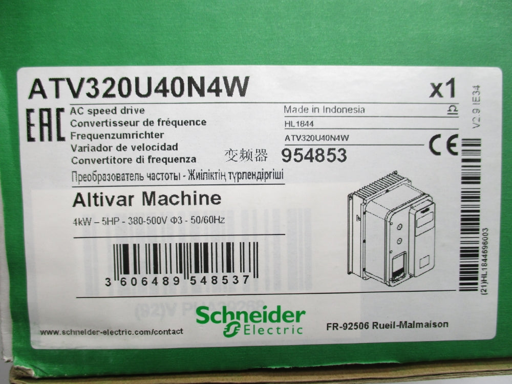 SCHNEIDER ELECTRIC ATV320U40N4W NSMP