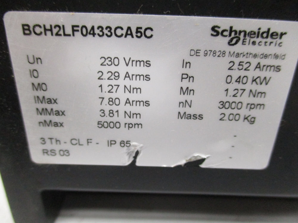 SCHNEIDER ELECTRIC BCH2LF0433CA5C NSMP