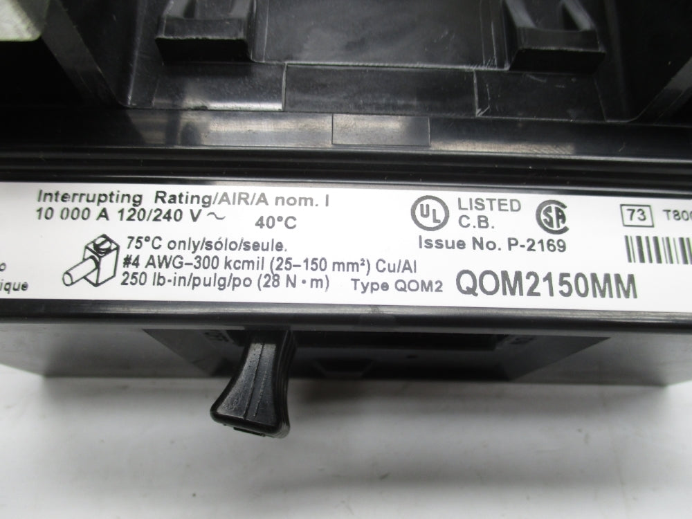 SQUARE D QOM2150MM 240V 150A NSMP